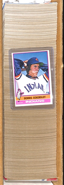 1976 Topps Baseball Compete Set Featuring  Dennis Eckersley Rookie