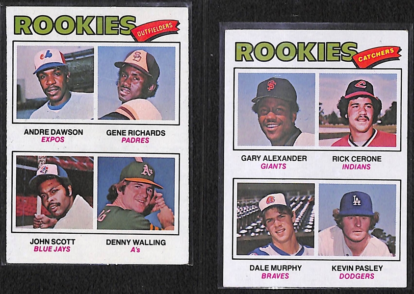 1977 Topps Baseball Complete Set Featuring Andre Dawson and Dale Murphy Rookies