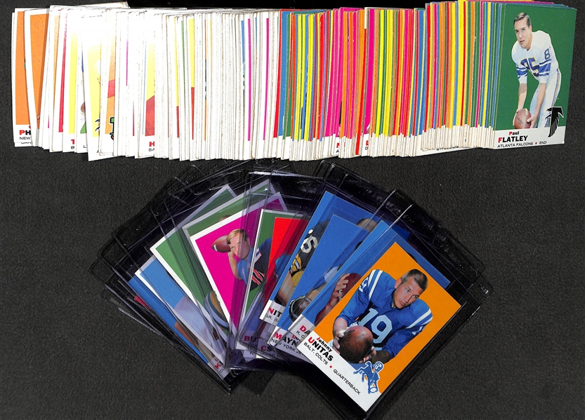 1969 Topps Football Complete Base Set Card #'s 1-263 Featuring Csonka and Piccolo Rookies and Many Hall of Famers