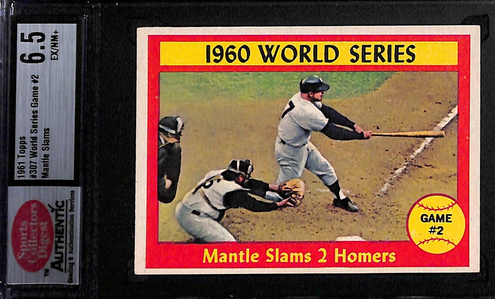 Lot of (3) 1960s Mickey Mantle High Grade Cards