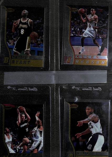  1996-97 Bowmans Best Basketball Complete Set of 125 Cards w. Kobe Bryant Rookie Card
