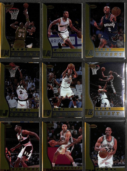  1996-97 Bowmans Best Basketball Complete Set of 125 Cards w. Kobe Bryant Rookie Card
