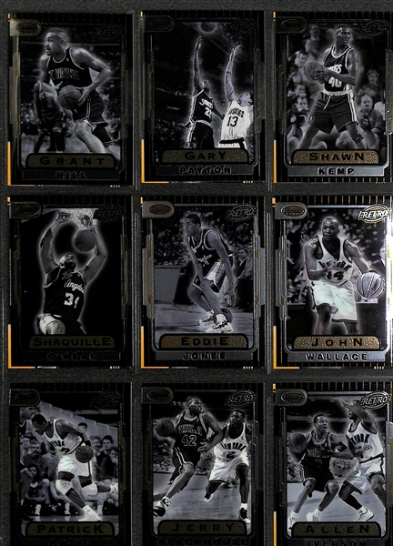  1996-97 Bowmans Best Basketball Complete Set of 125 Cards w. Kobe Bryant Rookie Card