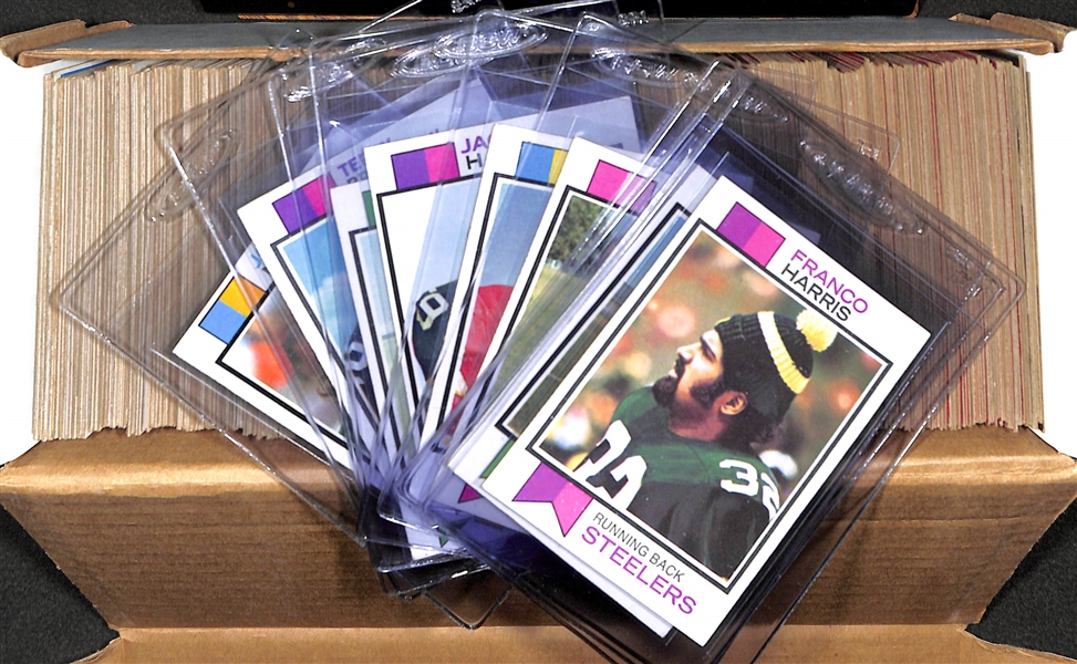 1973 Topps Football Base Complete Set Card #s 1-528 Featuring Franco Harris and Stabler Rookies
