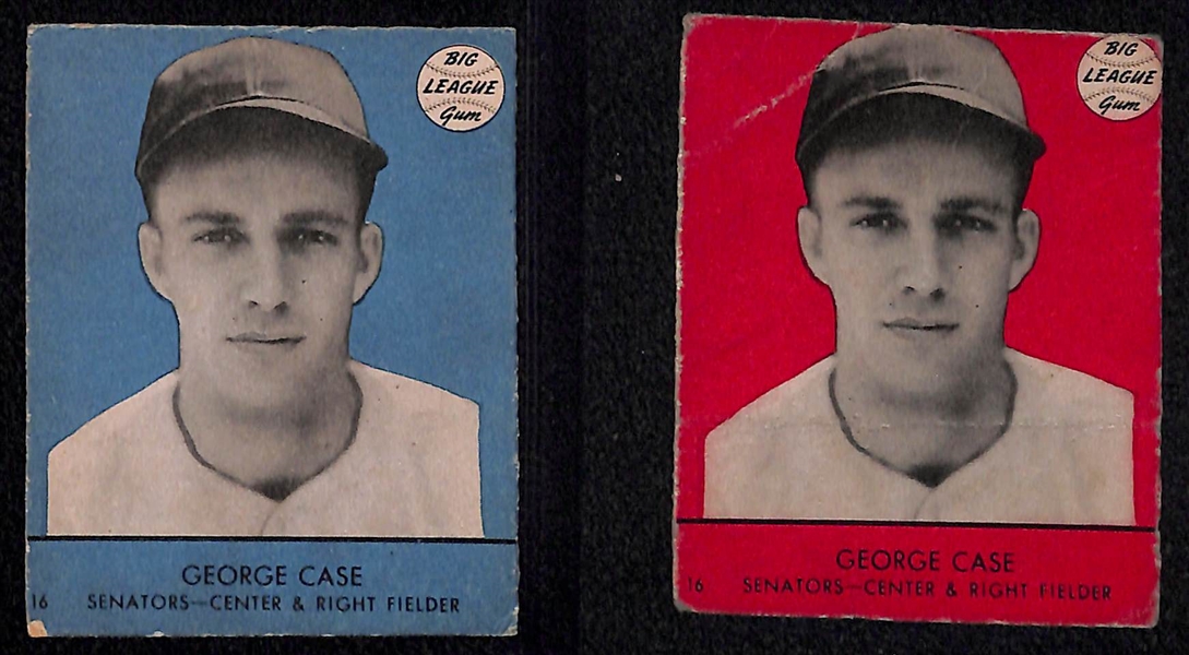 (21) Rare 1941 Goudey Big League Gum Cards w. Mel Ott, Dietrich, (2) Case, Fletcher, +