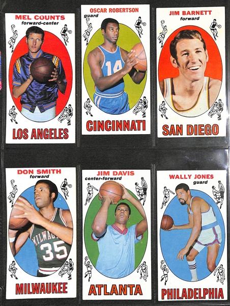 1969-70 Topps Basketball Near Complete Set - Missing Only 2 Cards - w. Wilt Chamberlain & Frazier RC