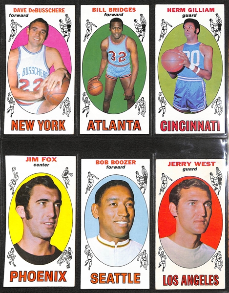 1969-70 Topps Basketball Near Complete Set - Missing Only 2 Cards - w. Wilt Chamberlain & Frazier RC