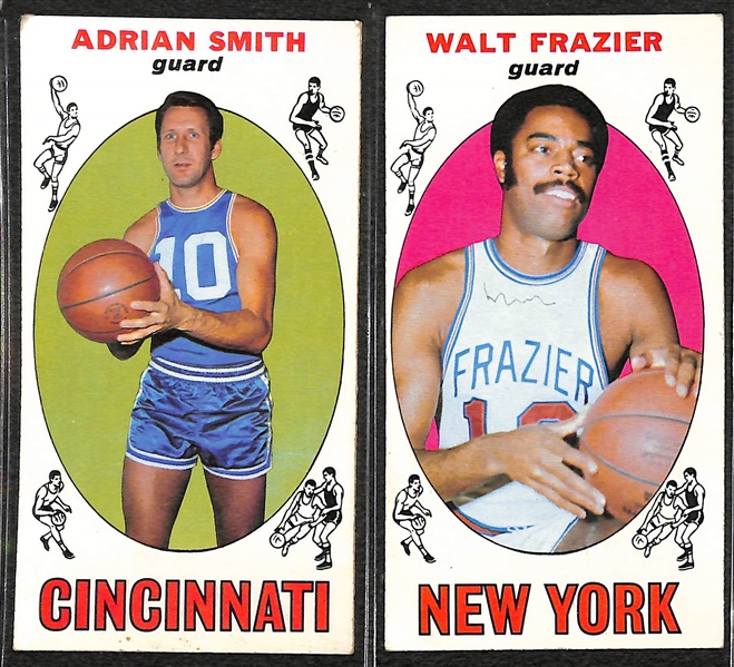 1969-70 Topps Basketball Near Complete Set - Missing Only 2 Cards - w. Wilt Chamberlain & Frazier RC