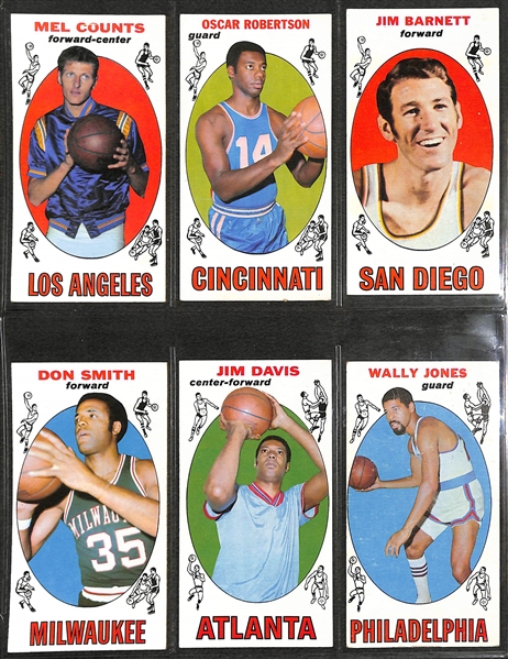 1969-70 Topps Basketball Near Complete Set - Missing Only 3 Cards - w. Wilt Chamberlain & Frazier RC