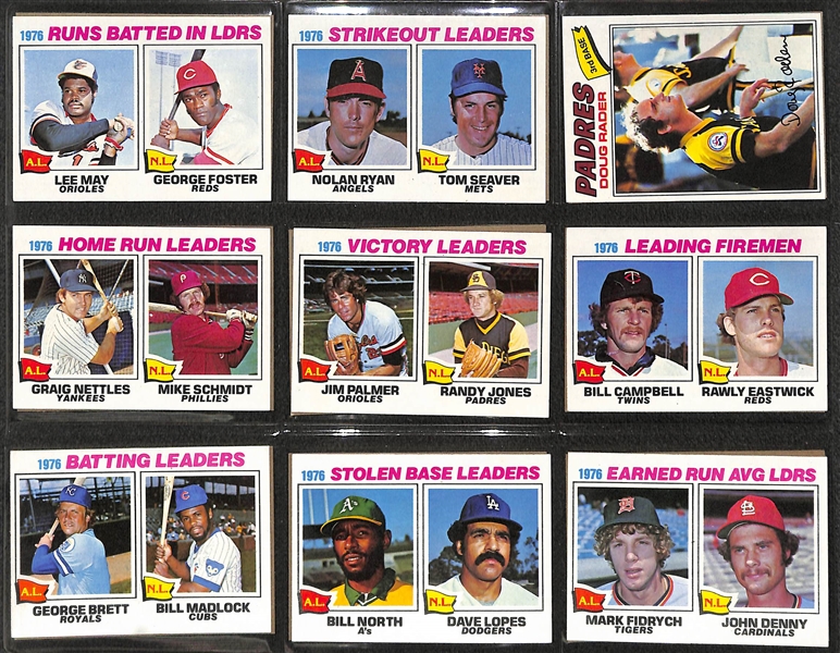 1977 Topps Baseball Complete Set of 660 cards Inc. Dawson, Sutter and Murphy Rookie Cards