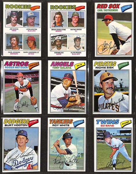 1977 Topps Baseball Complete Set of 660 cards Inc. Dawson, Sutter and Murphy Rookie Cards