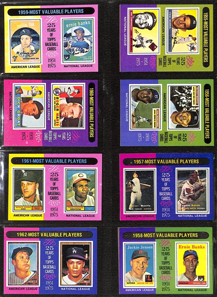 1975 Topps Baseball Complete set of 660 Cards Featuring George Brett Rookie PSA 7