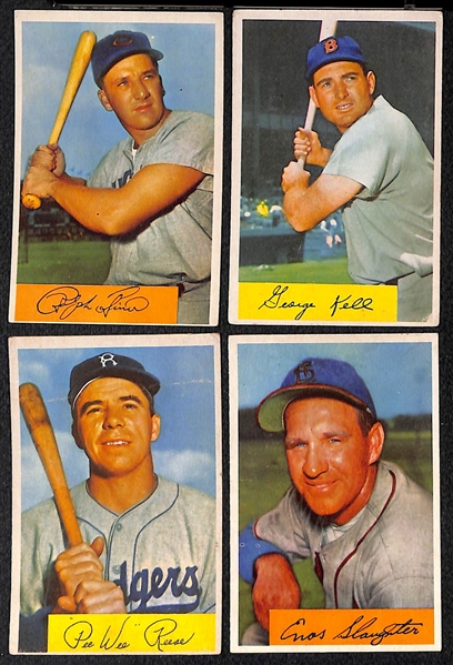 1954 Bowman Baseball Partial Set - 125 of 224 Cards