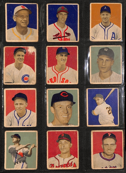 Lot of (23) 1949 & (67) 1950 Bowman Baseball Cards