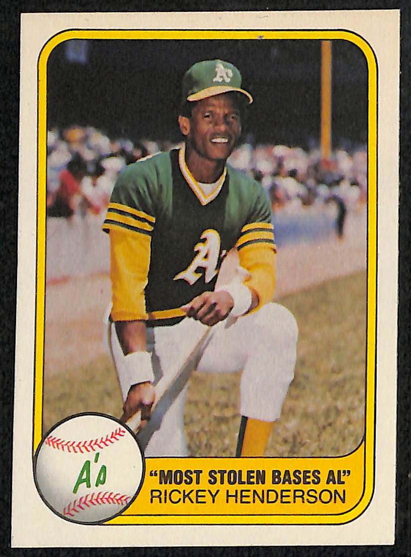 Lot Detail Lot of (5) Rickey Henderson Cards Featuring (3) 1980 Topps