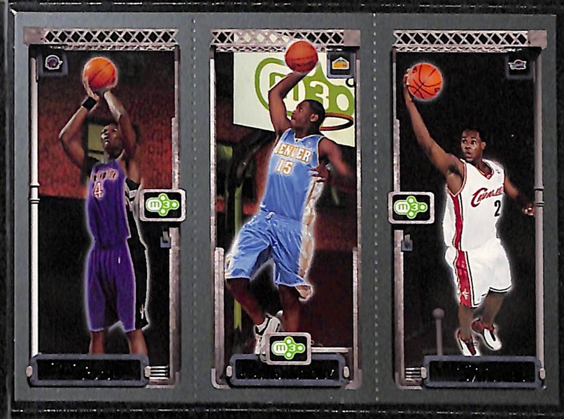 Lot of (18) Early 2000s Basketball Stars Featuring Lebron James and Kevin Durant Rookie Cards