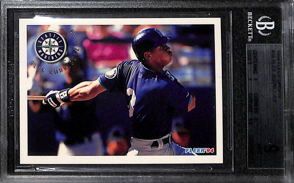 Albert Pujols and Alex Rodriguez Graded Rookie Lot
