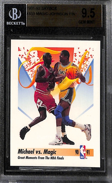 Lot of (4) Early 1990s Graded Michael Jordan Cards