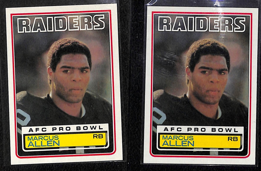 (14) Football Legends Rookie Cards Including Barry Sanders, Lawrence Taylor, Emmitt Smith 