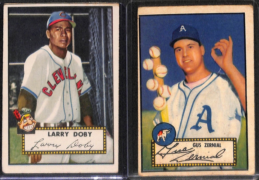 Lot of (102) Different 1952 Topps Cards, #s Range From 3-243 w. Johnny Mize