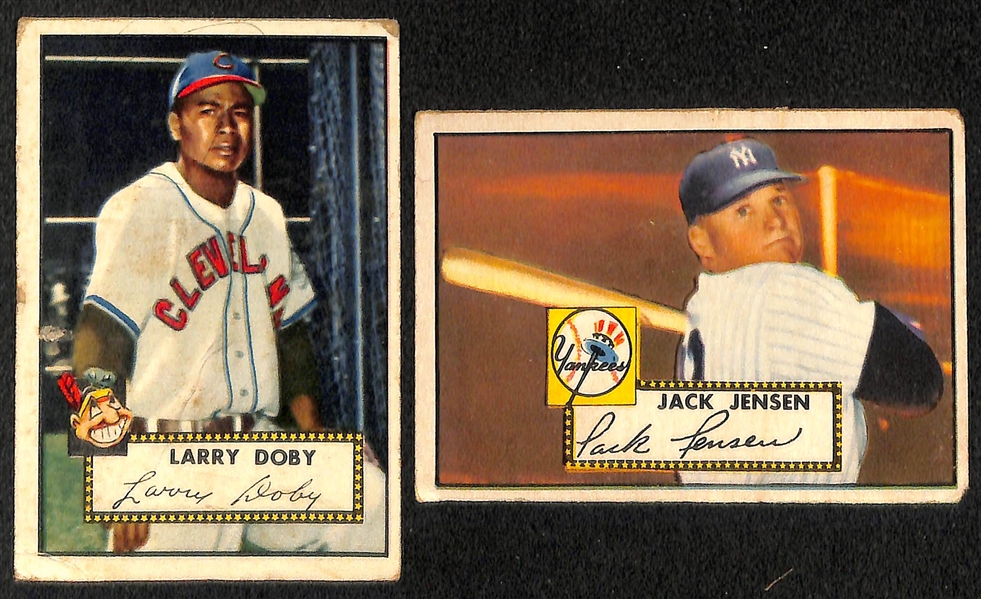 Lot of (58) 1952 Topps Baseball Cards w. Billy Martin