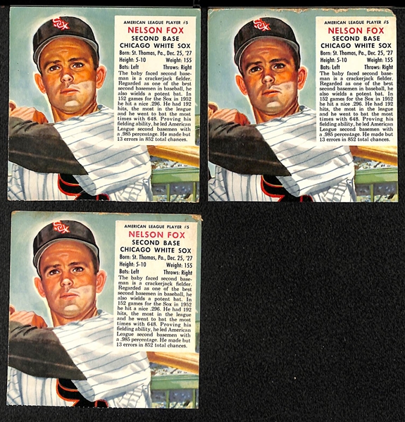 Lot of (110) 1953 Red Man Tobacco Cards Without Tabs w. Stan Musial x3