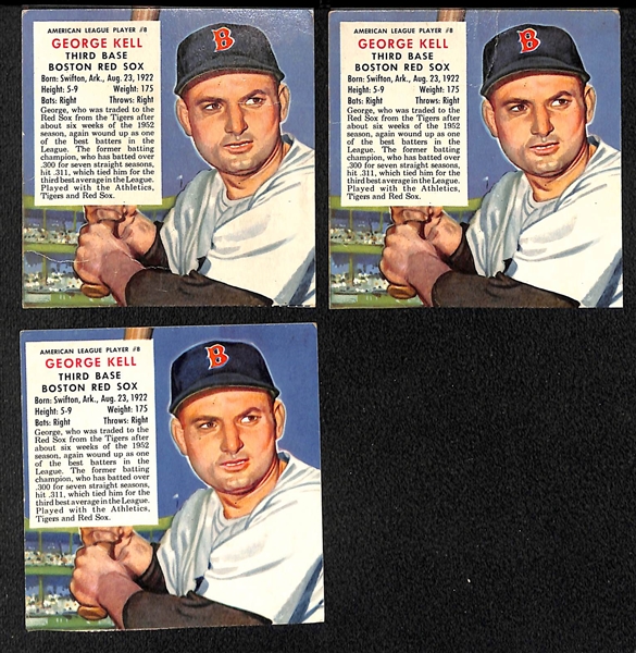 Lot of (110) 1953 Red Man Tobacco Cards Without Tabs w. Stan Musial x4