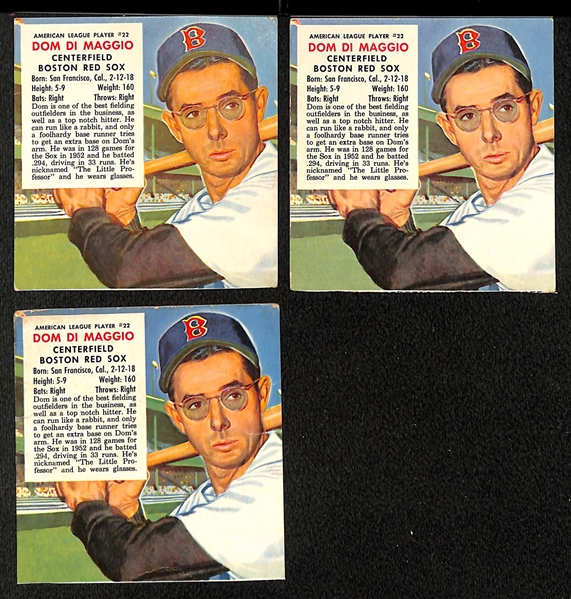 Lot of (110) 1953 Red Man Tobacco Cards Without Tabs w. Stan Musial x4