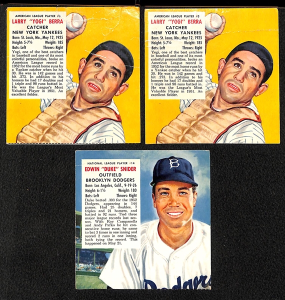 Lot of (110) 1953 Red Man Tobacco Cards Without Tabs w. Stan Musial x4