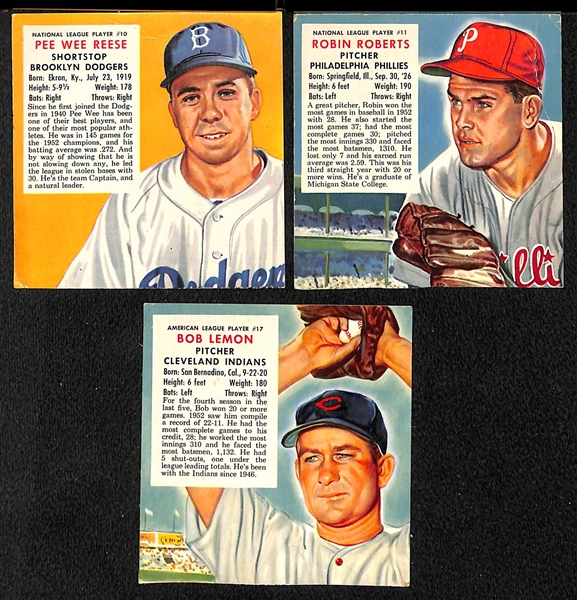 Lot of (110) 1953 Red Man Tobacco Cards Without Tabs w. Stan Musial x4
