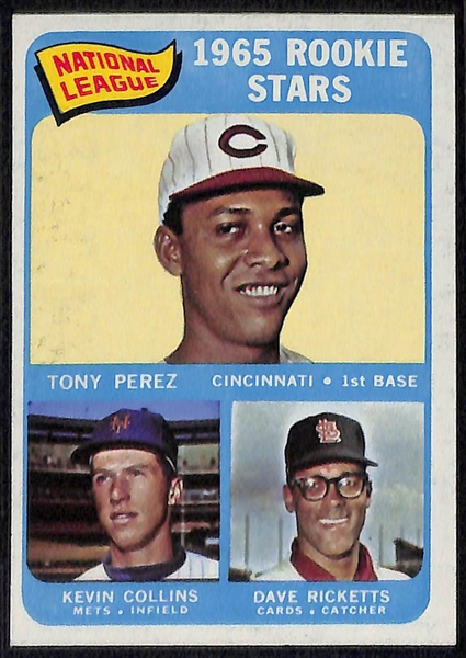 (4) 1960s Baseball Rookie Cards Inc. Carl Yastrzemski, Steve Carlton, Tony Perez, and Jim Kaat