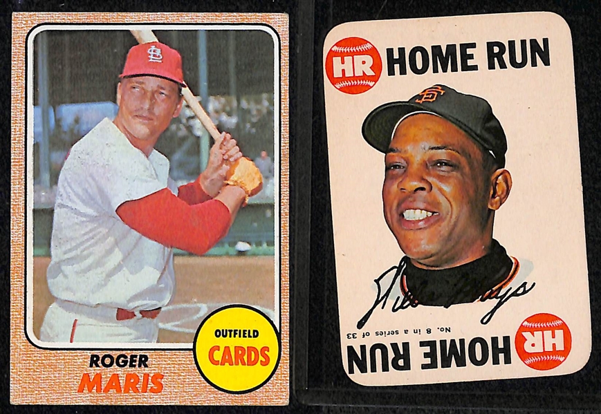 (33) 1960s Low Grade Baseball Cards Inc. Aaron, Maris, Mays, Robinson