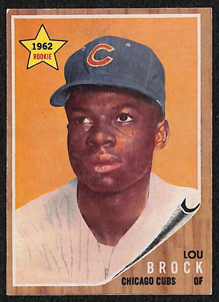 1962 Topps Lou Brock Rookie Card & 1973 Topps Mike Schmidt Rookie Card
