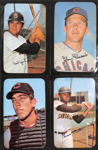  1971 Topps Super Partial Set - 55 of 63 Cards w. Hank Aaron