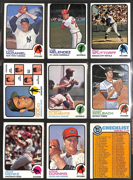  1973 Topps Baseball Card Complete Set w. Mike Schmidt Rookie Card
