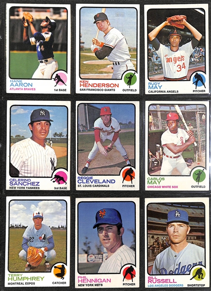  1973 Topps Baseball Card Complete Set w. Mike Schmidt Rookie Card
