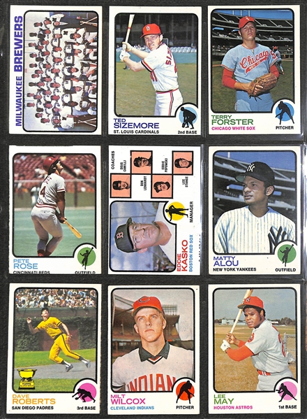  1973 Topps Baseball Card Complete Set w. Mike Schmidt Rookie Card