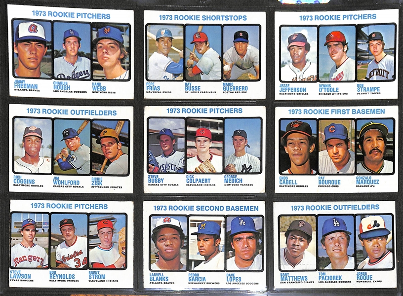  1973 Topps Baseball Card Complete Set w. Mike Schmidt Rookie Card