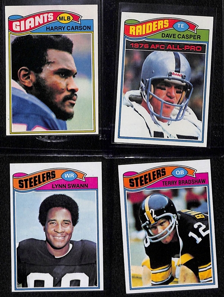 1977 Topps Football Complete Set Features Steve Largent Rookie and Walter Payton 2nd year