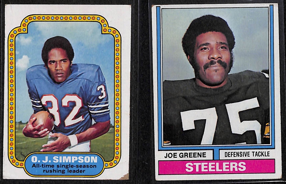 1974 Topps Football Complete Set with Team Checklists
