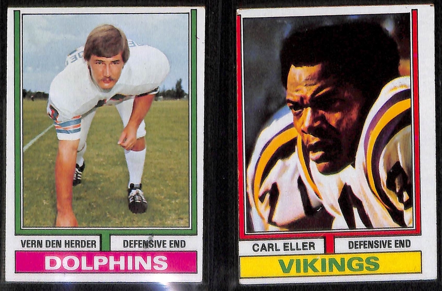 1974 Topps Football Complete Set with Team Checklists