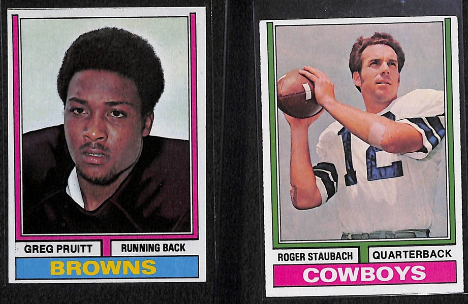 1974 Topps Football Complete Set with Team Checklists
