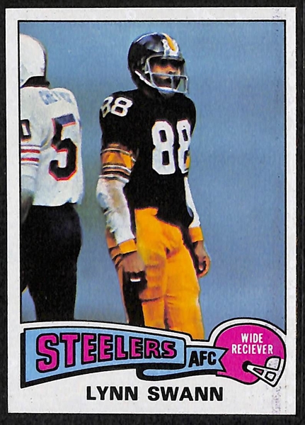 1975 Topps Football Complete Set Featuring Dan Fouts, Lynn Swann Rookies