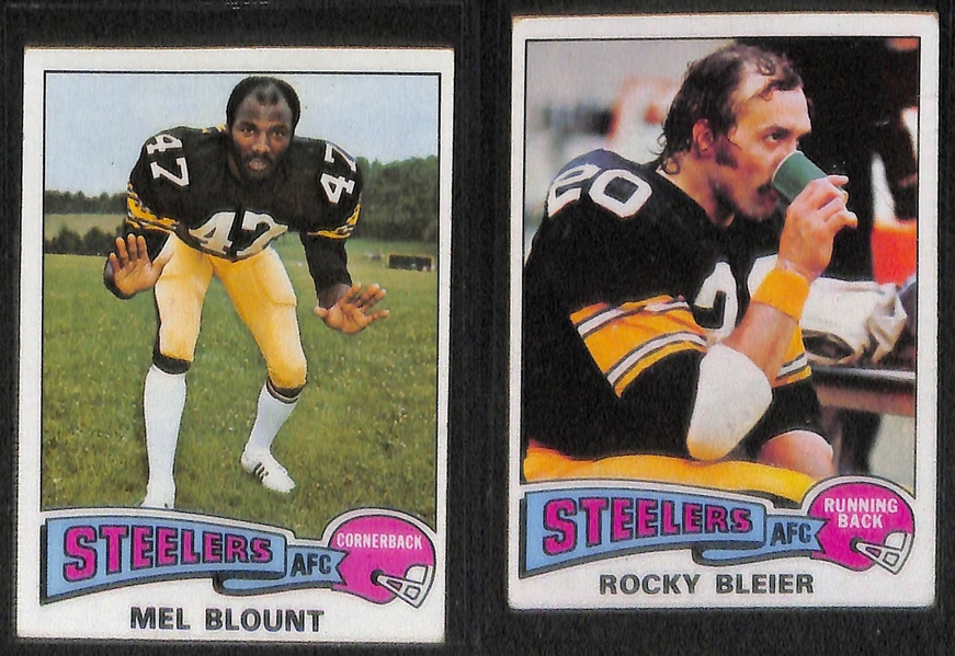 1975 Topps Football Complete Set Featuring Dan Fouts, Lynn Swann Rookies