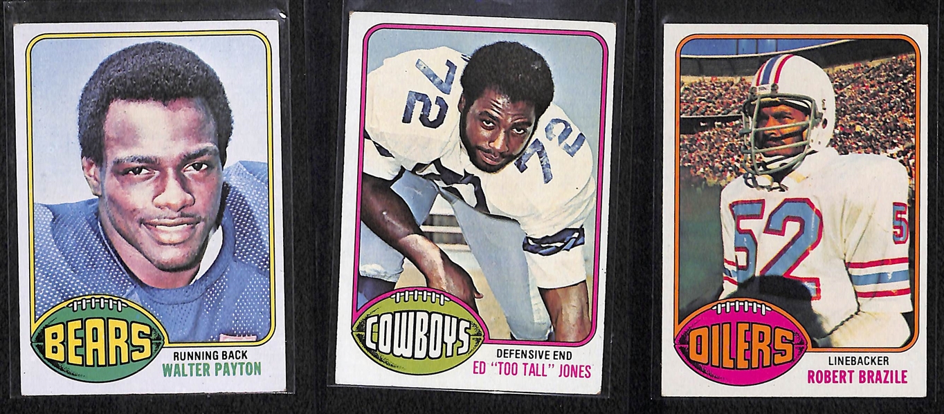 1976 Topps Football Complete Set Featuring Walter Payton Rookie