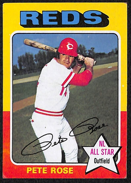 Lot of (11) 1960s-1980s Rookie and Star Cards Inc. Rose, Aaron, Banks, Henderson, Molitor