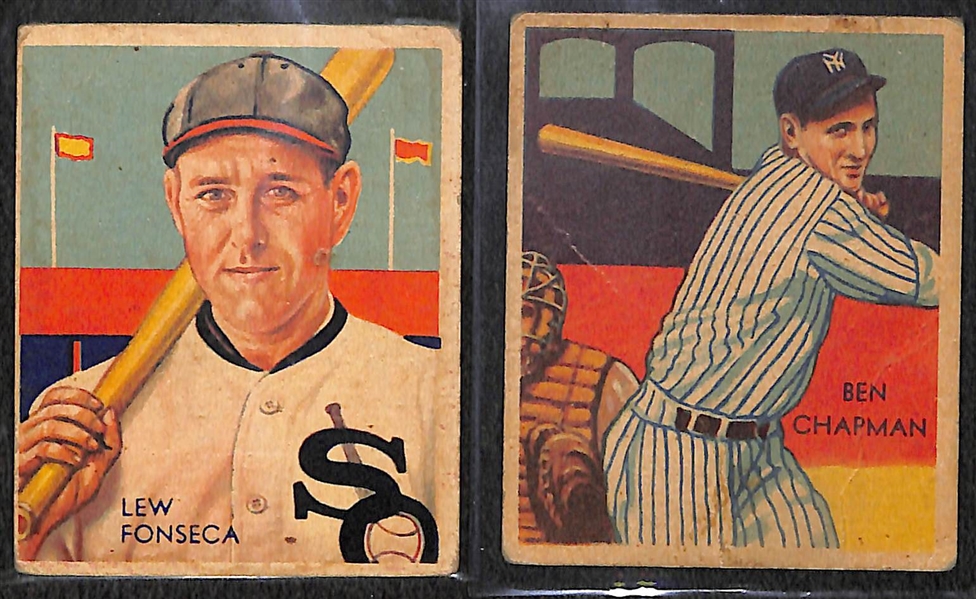 Lot of (7) 1935 Diamond Stars  Cards w. Pie Traynor