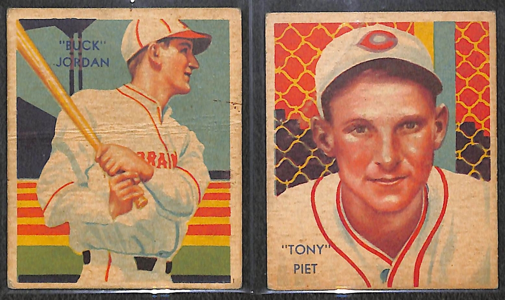 Lot of (8) 1935 Diamond Stars Cards w. Red Ruffing
