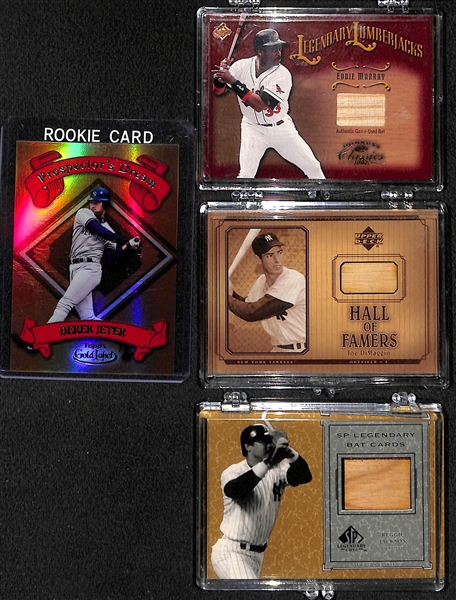 Lot of (10) Baseball Rookie, Stars and Insert Lot Featuring Ken Griffey Jr., Wander Franco, Ted Williams
