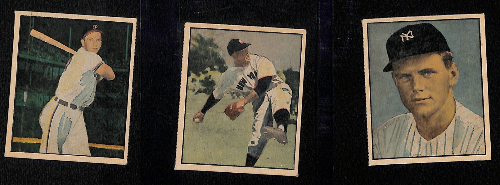 Lot of (12) Vintage Baseball Mostly Cards w/ (8) 1951 Berk Ross featuring 1958 Ted Williams